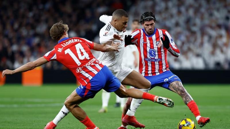 Atletico Madrid và Real Madrid đang có tỷ lệ đối đầu khá căng thẳng